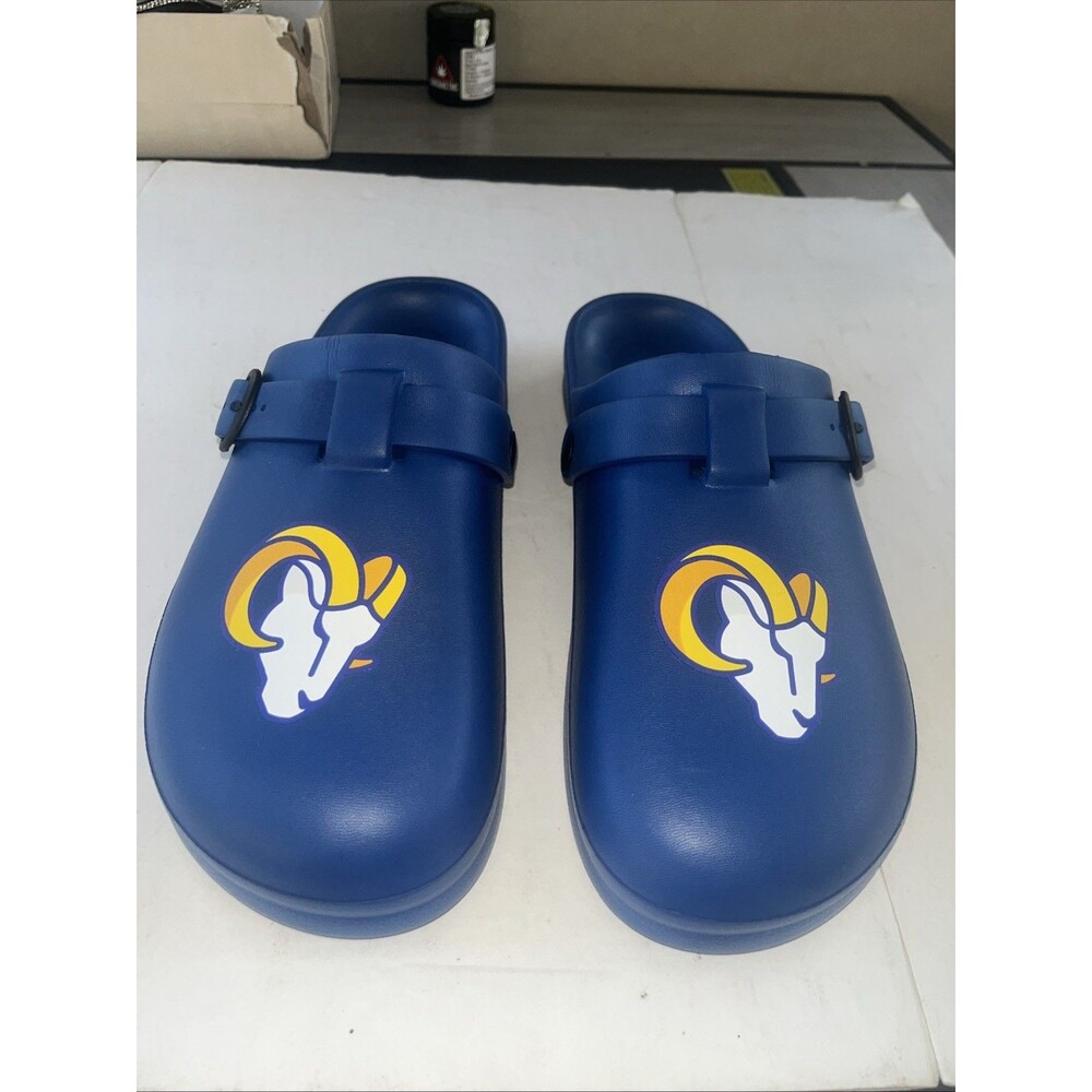 Foco Clogs Blue Rams. Size 11/12 Men’s 13/14 Women
